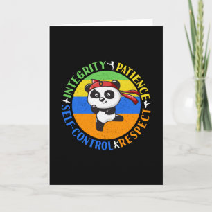 Martial Arts Values - Boys Karate Mindset Card