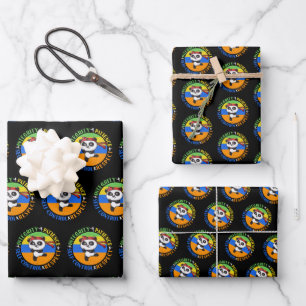 Martial Arts Values - Boys Karate Mindset Wrapping Paper Sheet