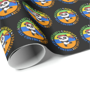 Martial Arts Values - Boys Karate Wrapping Paper