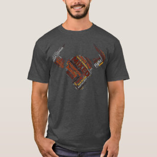Martial Arts Word Cloud T-Shirt