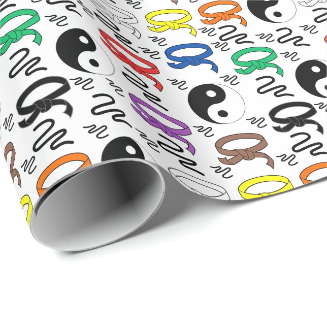 Martial Arts Wrapping Paper (Roll Corner)