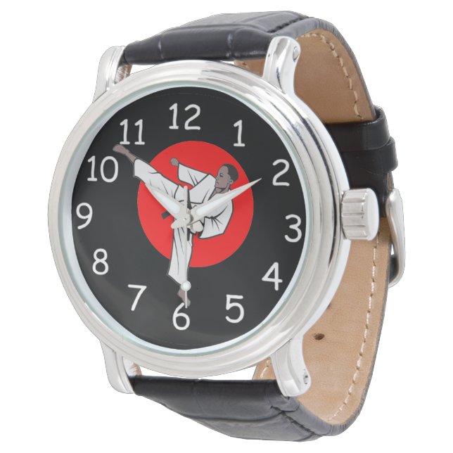Martial Arts Wrist Watch (Angled)