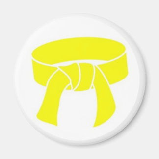 Martial Arts Yellow Belt Magnet