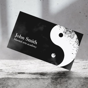 Martial Arts Yin Yang Karate Business Card