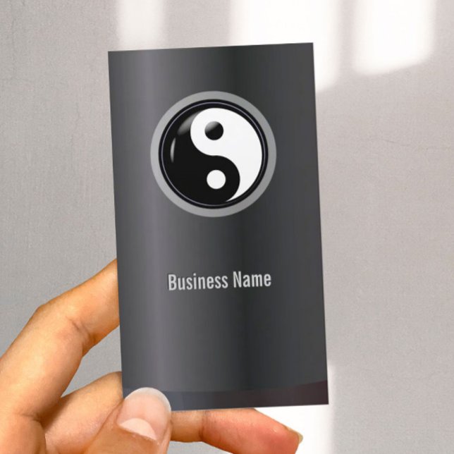 Martial Arts Yin Yang Professional Business Card (Creator Uploaded)