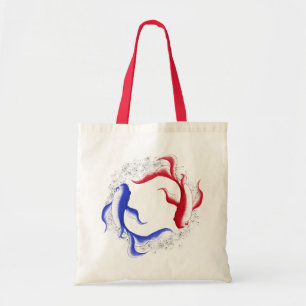 Martial Flow Abstract Yin Yang Martial Art Tote Bag