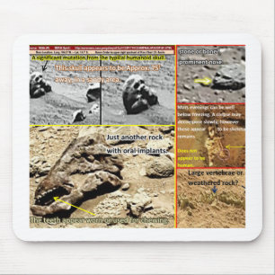 Martian boneyard mouse pad
