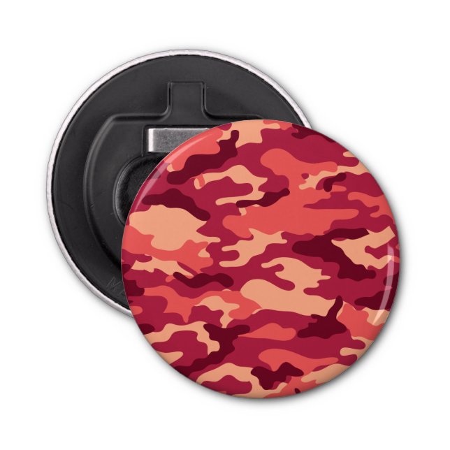 MARTIAN DESERT CAMO / CAMOUFLAGE DAZZLE PATTERN BOTTLE OPENER (Front)