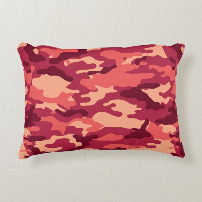 MARTIAN DESERT CAMO / CAMOUFLAGE DAZZLE PATTERN DECORATIVE CUSHION (Front)