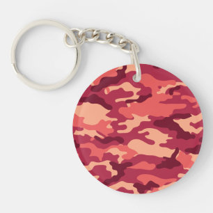 MARTIAN DESERT CAMO / CAMOUFLAGE DAZZLE PATTERN KEY RING