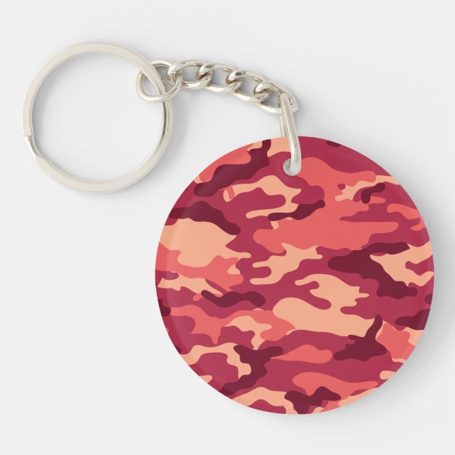 MARTIAN DESERT CAMO / CAMOUFLAGE DAZZLE PATTERN KEY RING (Front)