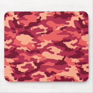 MARTIAN DESERT CAMO / CAMOUFLAGE DAZZLE PATTERN MOUSE PAD