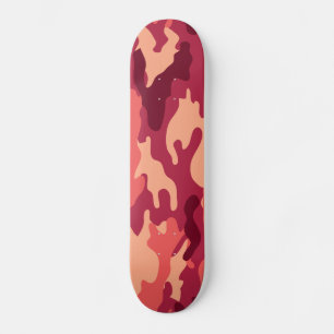 MARTIAN DESERT CAMO / CAMOUFLAGE DAZZLE PATTERN SKATEBOARD