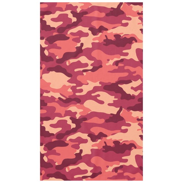 MARTIAN DESERT CAMO / CAMOUFLAGE DAZZLE PATTERN TABLECLOTH (Front)