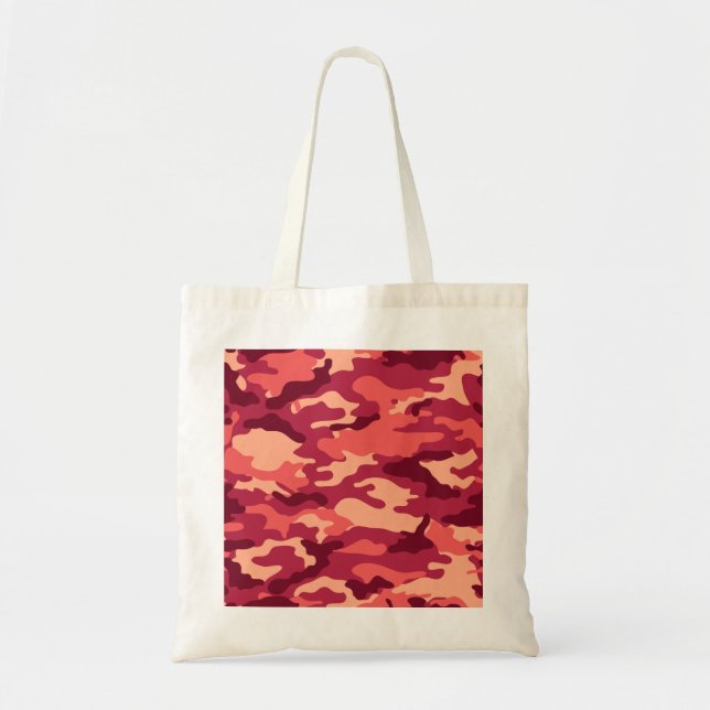 MARTIAN DESERT CAMO / CAMOUFLAGE DAZZLE PATTERN TOTE BAG (Front)