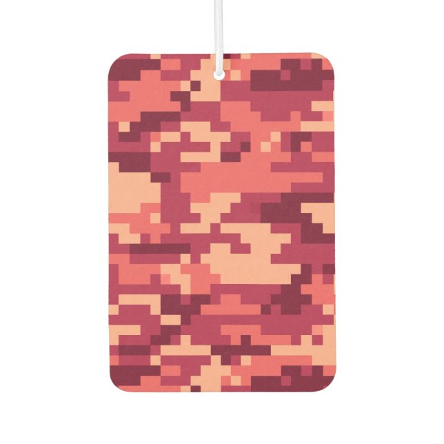 MARTIAN DESERT DIGITAL CAMO / CAMOUFLAGE CAR AIR FRESHENER (Front)