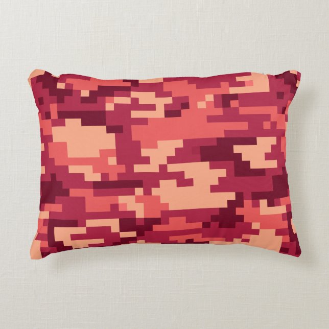 MARTIAN DESERT DIGITAL CAMO / CAMOUFLAGE DECORATIVE CUSHION (Front)
