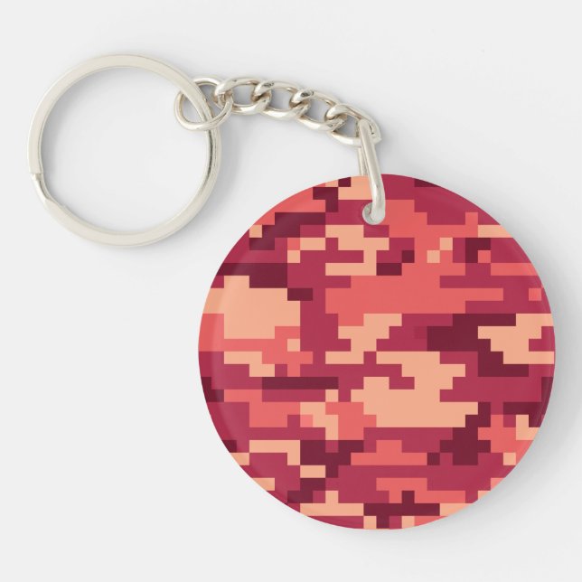 MARTIAN DESERT DIGITAL CAMO / CAMOUFLAGE KEY RING (Front)