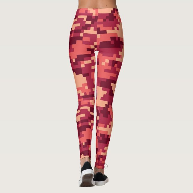 MARTIAN DESERT DIGITAL CAMO / CAMOUFLAGE LEGGINGS (Back)