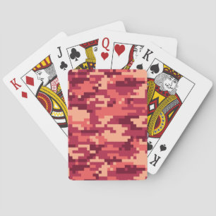 MARTIAN DESERT DIGITAL CAMO / CAMOUFLAGE PLAYING CARDS