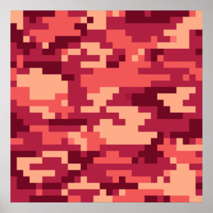 MARTIAN DESERT DIGITAL CAMO / CAMOUFLAGE POSTER