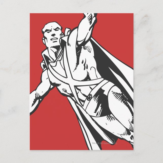 Martian Manhunter Soars 2 Postcard (Front)
