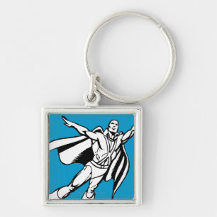 Martian Manhunter Soars 3 Key Ring