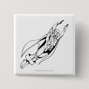 Martian Manhunter Soars 4 15 Cm Square Badge