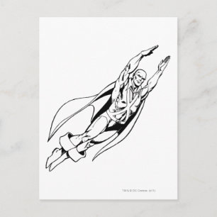 Martian Manhunter Soars 4 Postcard