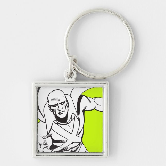 Martian Manhunter Soars 5 Key Ring (Front)