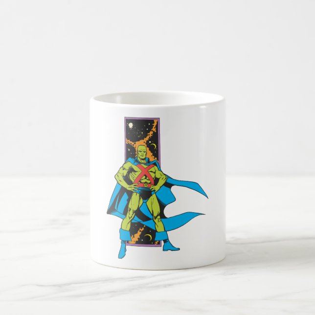 Martian Manhunter & Space Backdrop Coffee Mug (Center)
