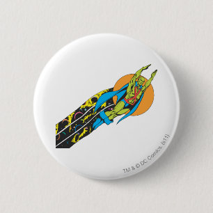 Martian Manhunter Takes Flight 6 Cm Round Badge