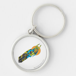 Martian Manhunter Takes Flight Key Ring