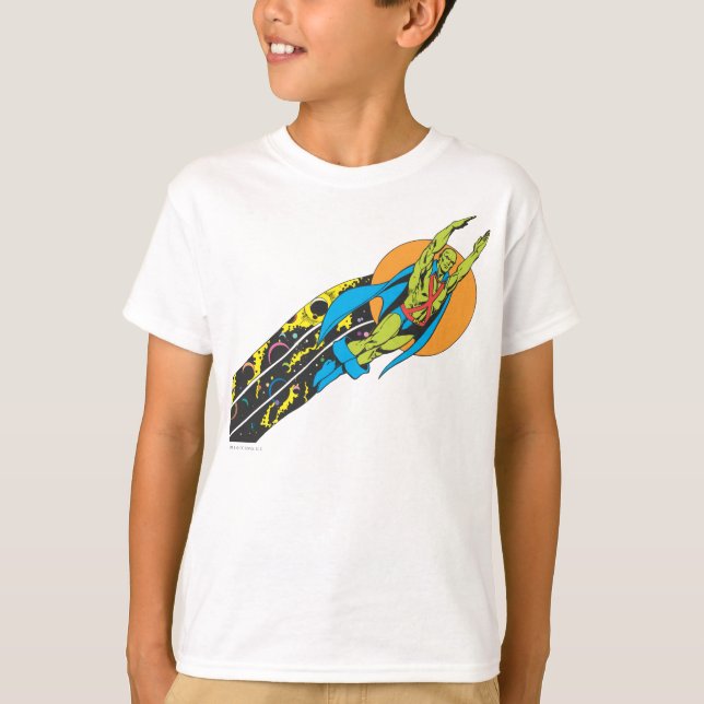 Martian Manhunter Takes Flight T-Shirt (Front)