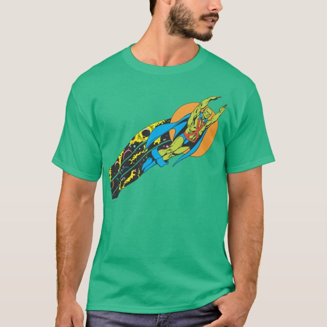 Martian Manhunter Takes Flight T-Shirt (Front)