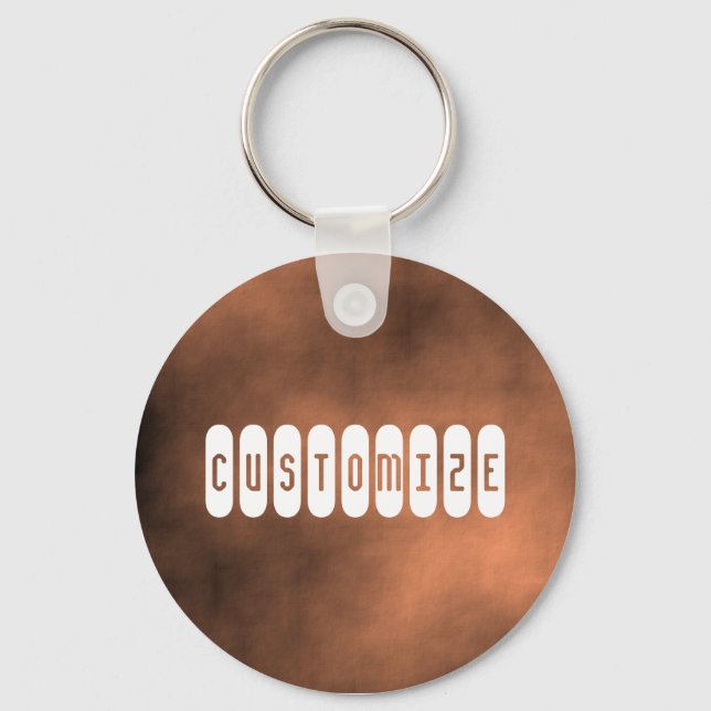 Martian Sand Storm - Template Key Ring (Front)