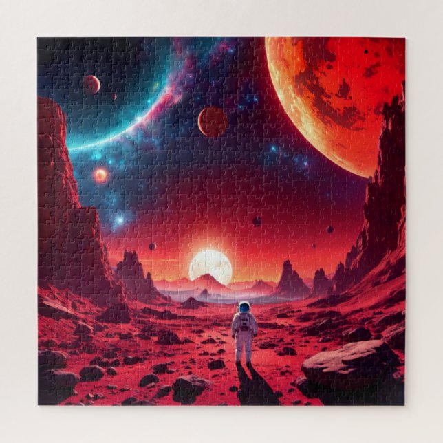 MARTIAN SETTLERS JIGSAW PUZZLE (Vertical)