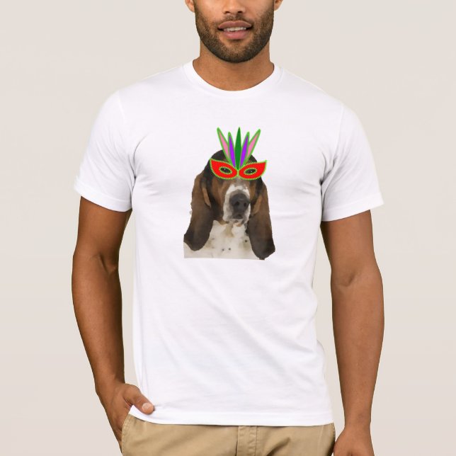 Martigras Basset Hound Shirt (Front)