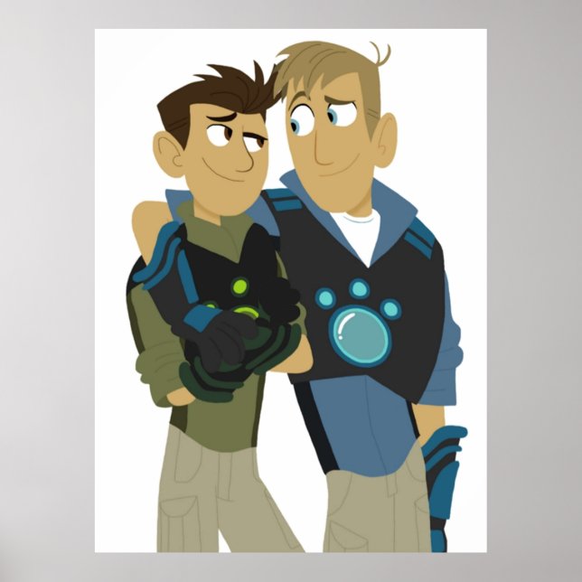 Martin and Chris Kratt  Wild Kratts Poster (Front)