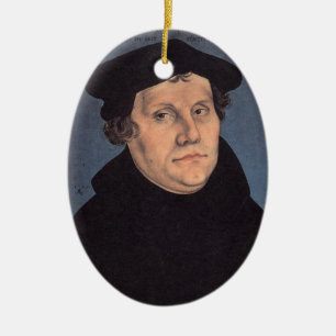 Martin and Katherina (von Bora) Luther Ceramic Ornament
