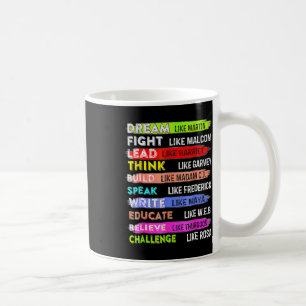 Martin Black History Month Black Afro African Coffee Mug