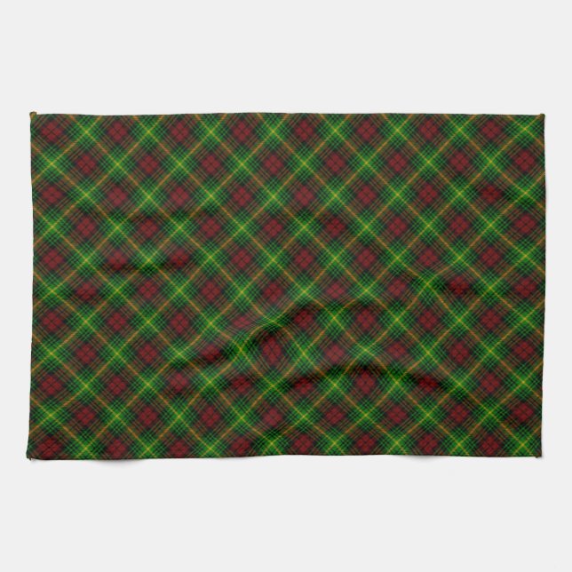 Martin Clan Tartan Scottish Design Tea Towel (Horizontal)