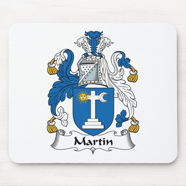 Martin Family Crest Mouse Pad (Front)