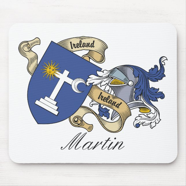 Martin Family Crest Mouse Pad (Front)