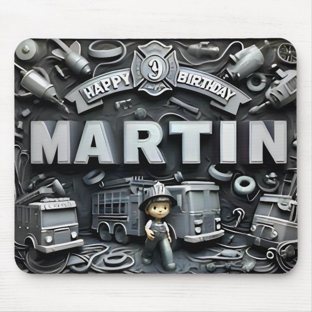 MARTIN ~ Fireboy!  ~ Mousepad (Front)