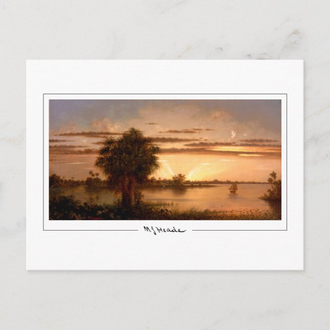 Martin Johnson Heade #253 - Fine Art Postcard (Front)