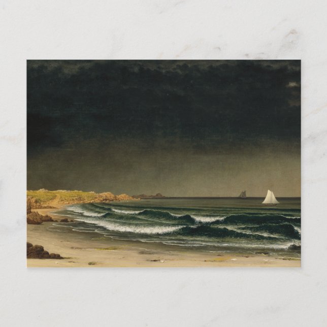 Martin Johnson Heade - Approaching Storm Postcard (Front)