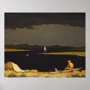 Martin Johnson Heade - Approaching Thunderstorm Poster