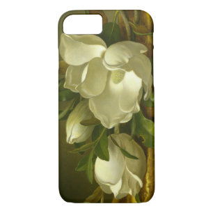 Martin Johnson Heade - Magnolias on Gold Velvet iPhone 8/7 Case