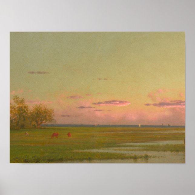 Martin Johnson Heade - Salt Marsh At Southport, Co Poster (Front)